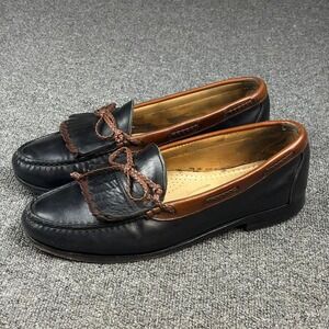 Allen Edmonds Handsewn Kiltie Loafers Men's Black Brown Leather Moccasins USA